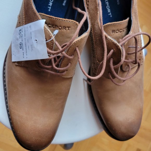 Rockport Men's Leather Shoes, New, US Size 8W, EUR 41 - Picture 2 of 4